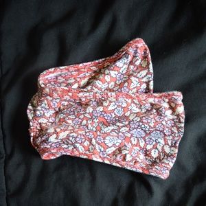 American Eagle Pink & Red Floral Bandeau
